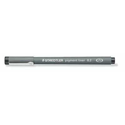 Tusfilc, 0,2 mm, STAEDTLER "Pigment Liner 308", fekete 1 db