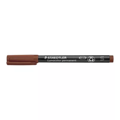 Alkoholos marker, OHP, 0,4 mm, STAEDTLER "Lumocolor® 313 S", barna 1 db