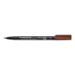 Alkoholos marker, OHP, 0,4 mm, STAEDTLER "Lumocolor® 313 S", barna 1 db