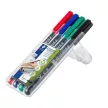 Alkoholos marker készlet, OHP, 0,4 mm, STAEDTLER "Lumocolor® 313 S", 4 különböző szín 4 db