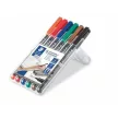 Alkoholos marker készlet, OHP, 0,4 mm, STAEDTLER "Lumocolor® 313 S", 6 különböző szín 6 db