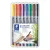Alkoholos marker készlet, OHP, 0,4 mm, STAEDTLER "Lumocolor® 313 S", 8 különböző szín  ► KIFUTÓ 8 db