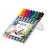 Alkoholos marker készlet, OHP, 0,4 mm, STAEDTLER "Lumocolor® 313 S", 8 különböző szín  ► KIFUTÓ 8 db
