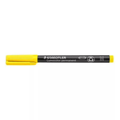 Alkoholos marker, OHP, 1 mm, STAEDTLER "Lumocolor® 317 M", sárga 1 db