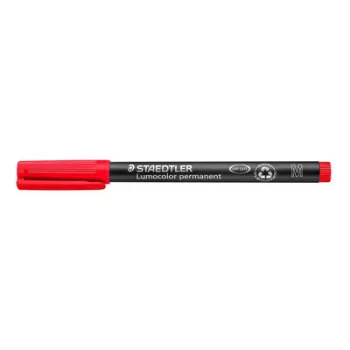   Alkoholos marker, OHP, 1 mm, STAEDTLER "Lumocolor® 317 M", piros 1 db