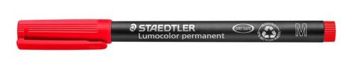 Alkoholos marker, OHP, 1 mm, STAEDTLER "Lumocolor® 317 M", piros
