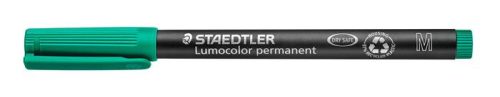 Alkoholos marker, OHP, 1 mm, STAEDTLER "Lumocolor® 317 M", zöld