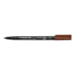 Alkoholos marker, OHP, 1 mm, STAEDTLER "Lumocolor® 317 M", barna 1 db
