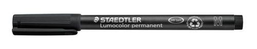 Alkoholos marker, OHP, 1 mm, STAEDTLER "Lumocolor® 317 M", fekete