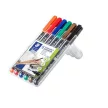 Alkoholos marker készlet, OHP, 1 mm, STAEDTLER "Lumocolor® 317 M", 6 különböző szín 6 db