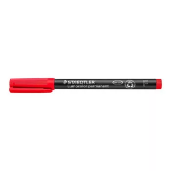   Alkoholos marker, OHP, 0,6 mm, STAEDTLER "Lumocolor® 318 F", piros 1 db