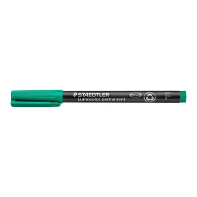 Alkoholos marker, OHP, 0,6 mm, STAEDTLER "Lumocolor® 318 F", zöld 1 db