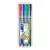 Alkoholos marker készlet, OHP, 0,6 mm, STAEDTLER "Lumocolor® 318 F", 4 különböző szín 4 db