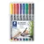 Alkoholos marker készlet, OHP, 0,6 mm, STAEDTLER "Lumocolor® 318 F", 8 különböző szín 8 db