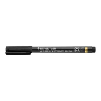   Alkoholos marker, 0,6 mm, STAEDTLER "Lumocolor® special 319 F", fekete 1 db