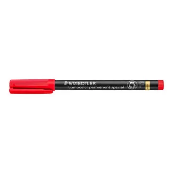   Alkoholos marker, 0,6 mm, STAEDTLER "Lumocolor® special 319 F", piros 1 db