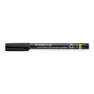 Alkoholos marker, 1 mm, kúpos, STAEDTLER "Lumocolor® garden 319 GM", fekete 1 db
