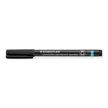   Textil jelölő alkoholos marker, 0,6 mm, kúpos, STAEDTLER "Lumocolor® laundry 319 LM", fekete 1 db