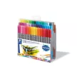 Filctoll készlet, 0,8/3,0 mm, kétvégű, STAEDTLER® "3200", 120 különböző szín 120 db