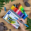 Filctoll készlet, 0,8/3,0 mm, kétvégű, STAEDTLER® "3200", 72 különböző szín 72 db