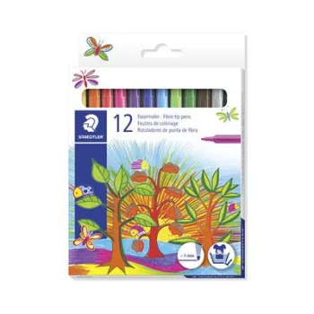   Filctoll készlet, 1 mm, STAEDTLER "325", 12 különböző szín 12 db