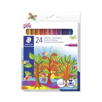   Filctoll készlet, 1 mm, STAEDTLER "325", 24 különböző szín 24 db