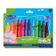 Filctoll készlet, 2,5 mm, kimosható, jumbo, STAEDTLER „Noris® junior 329”, Peppa malac, 12 szín 12 db