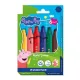 Filctoll készlet, 2,5 mm, kimosható, jumbo, STAEDTLER „Noris® junior 329”, Peppa malac, 6 szín 6 db