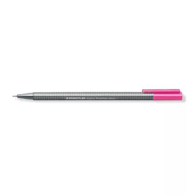 Tűfilc, 0,3 mm, STAEDTLER "Triplus 334", neon rózsaszín 1 db