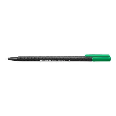 Tűfilc, 0,3 mm, STAEDTLER "Triplus 334", zöld 1 db