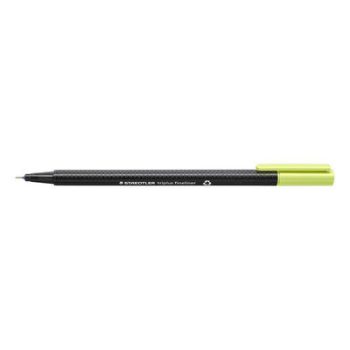   Tűfilc, 0,3 mm, STAEDTLER "Triplus 334", limezöld