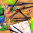 Tűfilc készlet, 0,3 mm, STAEDTLER "Triplus 334", 10 különböző szín 10 db