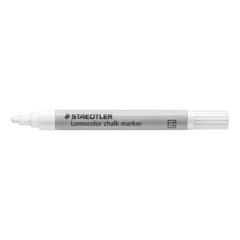   Krétamarker, 2,4 mm, kúpos, STAEDTLER "Lumocolor® 344", fehér