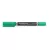 Alkoholos marker, 0,6/1,5 mm, kúpos, kétvégű, STAEDTLER "Lumocolor® duo 348", zöld 1 db