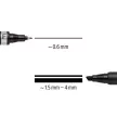 Alkoholos marker, 0,6/1,5 mm, kúpos, kétvégű, STAEDTLER "Lumocolor® duo 348", fekete 1 db