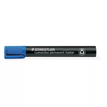   Alkoholos marker, 2-5 mm, vágott, STAEDTLER "Lumocolor® 350", kék 1 db