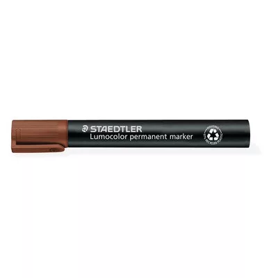 Alkoholos marker, 2-5 mm, vágott, STAEDTLER "Lumocolor® 350", barna 1 db