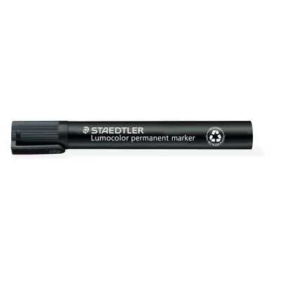 Alkoholos marker, 2-5 mm, vágott, STAEDTLER "Lumocolor® 350", fekete 1 db