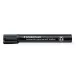 Alkoholos marker, 2-5 mm, vágott, STAEDTLER "Lumocolor® 350", fekete 1 db