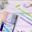 Szövegkiemelő készlet, 1-4 mm, STAEDTLER "362 C", 10 különböző szín 10 db