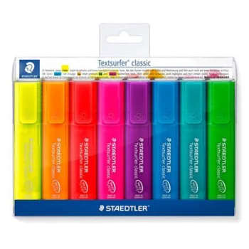   Szövegkiemelő készlet, 1-5 mm, STAEDTLER "Classic 364", 8 különböző szín 8 db