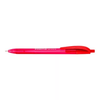   Golyóstoll, 1 mm, nyomógombos, STAEDTLER "Ball 423 M", piros 1 db
