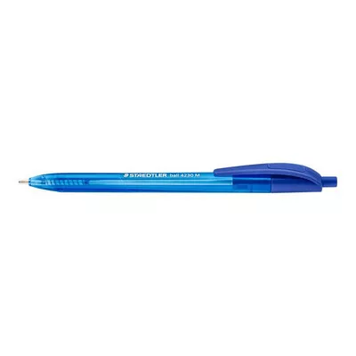 Golyóstoll, 1 mm, nyomógombos, STAEDTLER "Ball 4230 M", kék 1 db