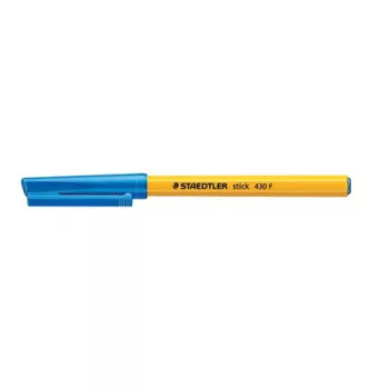   Golyóstoll, 0,3 mm, kupakos, STAEDTLER "Stick 430 F", kék 1 db