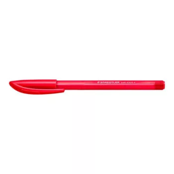   Golyóstoll, 0,3 mm, kupakos, STAEDTLER "Ball 432", piros 1 db