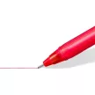 Golyóstoll, 0,3 mm, kupakos, STAEDTLER "Ball 432", piros 1 db