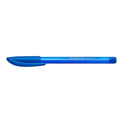 Golyóstoll, 0,3 mm, kupakos, STAEDTLER "Ball 432", kék 1 db