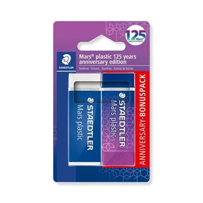 Radír, STAEDTLER "Mars® Plastic 526, 125 years", kék-lila