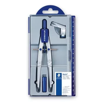   Körző készlet, precíziós, 3 darabos, STAEDTLER "Noris 550 01/02" 1 készlet