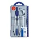 Körző készlet, precíziós, 4 darabos, STAEDTLER "Noris 550 02"